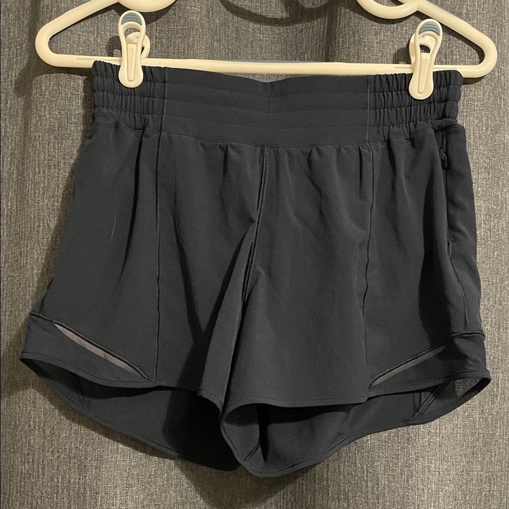 Lululemon Athletica Navy Hotty Hot Athletic Shorts